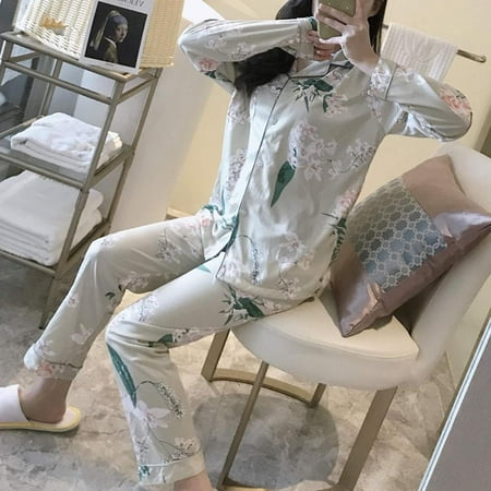 Final Clear Out!Fashion Leaf Print Loose Casual Suit Home Service Button Cardigan Suit Pajamas Two-piece
Final Clear Out!Fashion Leaf Print Loose Casual Suit Home Service Button Cardigan Suit Pajamas Two-piece
