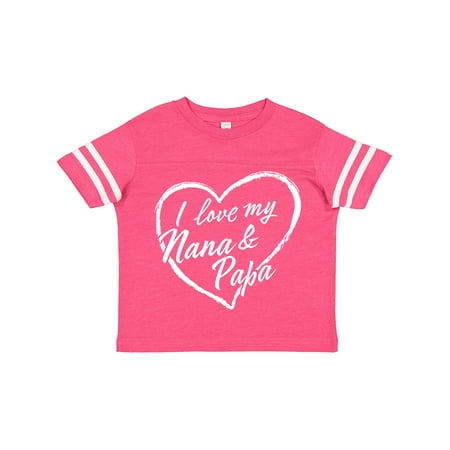 Inktastic I Love My Nana and Papa in White Chalk Heart Gift Toddler Boy or Toddler Girl T-Shirt
Inktastic I Love My Nana and Papa in White Chalk Heart Gift Toddler Boy or Toddler Girl T-Shirt