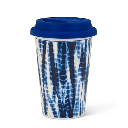 Set of 2 Shibori Print Travel Mug 2 Pieces