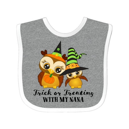 Inktastic Trick or Treating with my Nana Cute Witch Owls Gift Baby Boy or Baby Girl Bib
Inktastic Trick or Treating with my Nana Cute Witch Owls Gift Baby Boy or Baby Girl Bib