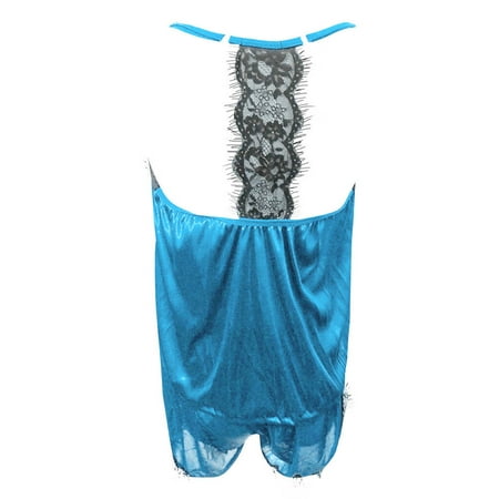 KUNPENG Women Sleepwear Sleeveless Strap Nightwear Lace Trim Satin Cami Top Pajama Sets Blue / S
KUNPENG Women Sleepwear Sleeveless Strap Nightwear Lace Trim Satin Cami Top Pajama Sets Blue / S