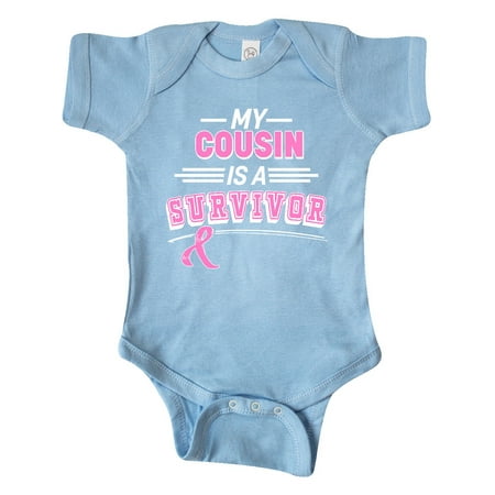 Inktastic My Cousin is a Survivor Breast Cancer Awareness Gift Baby Boy or Baby Girl Bodysuit
Inktastic My Cousin is a Survivor Breast Cancer Awareness Gift Baby Boy or Baby Girl Bodysuit