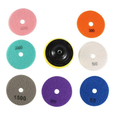 Grinding Disc Multipurpose 8pcs Professional Wet/Dry Polishing Pads For Granite Concrete Stone Marble
Grinding Disc Multipurpose 8pcs Professional Wet/Dry Polishing Pads For Granite Concrete Stone Marble