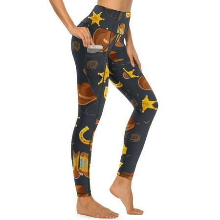 High Waisted Leggings for Women Wild West Golden Horseshoe Tummy Control Yoga Pants with Pockets Womens Workout Compression Leggings Stretch Pilates Running Athletic Yoga Pants
High Waisted Leggings for Women Wild West Golden Horseshoe Tummy Control Yoga Pants with Pockets Womens Workout Compression Leggings Stretch Pilates Running Athletic Yoga Pants
