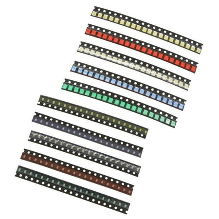 200 Pcs SMD LED Bulbs Colorful Flash Led Diodes SMD Kit