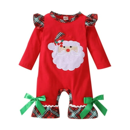 EnJoCho Toddler Christmas Outfit Christmas Baby Boys Girls Cute Cartoon Long Sleeve Bowknot Romper Jumpsuit Outfit Clothes Baby Holiday Party Clothing Winter Home Trendy Wear
EnJoCho Toddler Christmas Outfit Christmas Baby Boys Girls Cute Cartoon Long Sleeve Bowknot Romper Jumpsuit Outfit Clothes Baby Holiday Party Clothing Winter Home Trendy Wear
