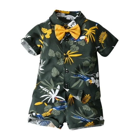 AURIGATE Toddler Baby Boys Gentleman Floral Printed T-Shirt Tops+Shorts Beach Outfits Clearance
AURIGATE Toddler Baby Boys Gentleman Floral Printed T-Shirt Tops+Shorts Beach Outfits Clearance