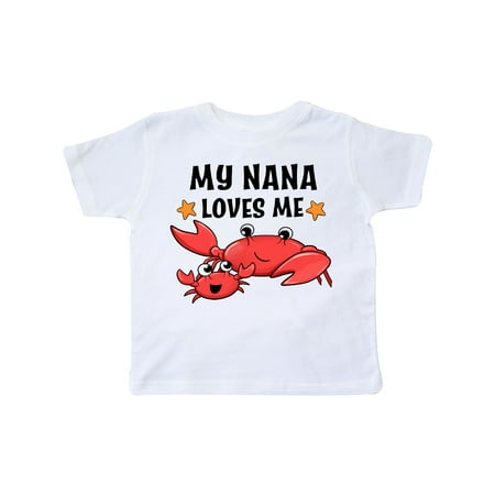 Inktastic My Nana Loves Me- cute crab family Gift Toddler Boy or Toddler Girl T-Shirt
Inktastic My Nana Loves Me- cute crab family Gift Toddler Boy or Toddler Girl T-Shirt