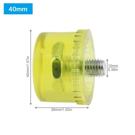 25mm 30mm 35mm 40mm Rubber Hammer Round Head Hammer head accessories