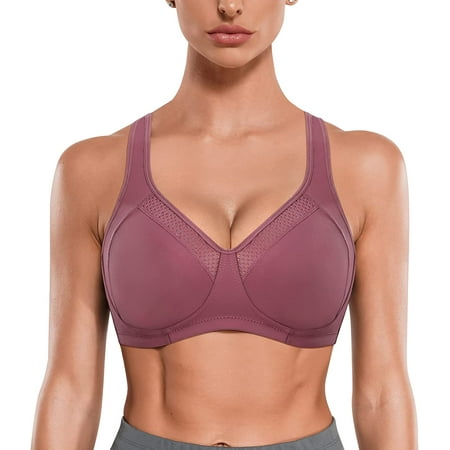 Nebility Women High Impact Support Sports Bra Wireless Racerback Workout Running Fitness Gym Clothes Adjustable Straps
Nebility Women High Impact Support Sports Bra Wireless Racerback Workout Running Fitness Gym Clothes Adjustable Straps
