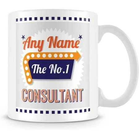 Consultant Mug - Number 1 Retro Personalised Cup with Name Customise with Name - Green
Consultant Mug - Number 1 Retro Personalised Cup with Name Customise with Name - Green