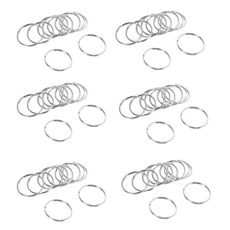 60X Quality 50mm Keyring Split Ring Set Heavy Duty Nickel Key Loop Sprung Hoop
60X Quality 50mm Keyring Split Ring Set Heavy Duty Nickel Key Loop Sprung Hoop