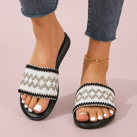 Fanxing Clearance Girls Sandals Crystal Jeweled Espadrilles Sandals Dressy 2023 Casual Summer Glitter Footbeds Sandal Shoes White 7
Fanxing Clearance Girls Sandals Crystal Jeweled Espadrilles Sandals Dressy 2023 Casual Summer Glitter Footbeds Sandal Shoes White 7
