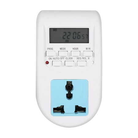 LYUMO Electric Timer Socket 1Pc 220V LCD Digital Timer Socket Timing Outlet Switch EU Plug
LYUMO Electric Timer Socket 1Pc 220V LCD Digital Timer Socket Timing Outlet Switch EU Plug