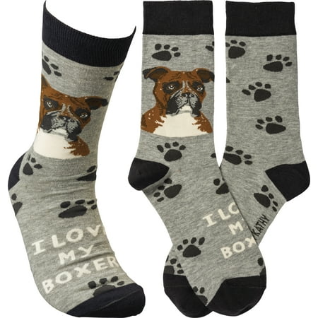 Primitives By Kathy Socks - I Love My Boxer