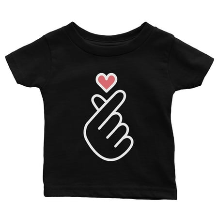 365 Printing Finger Heart Baby Graphic T-Shirt Gift Black Infant Tee Baby Gift
365 Printing Finger Heart Baby Graphic T-Shirt Gift Black Infant Tee Baby Gift