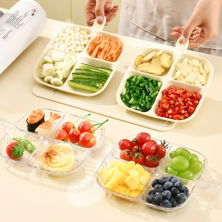 Xinhuadsh Divided Plate Easy to Clean Reusable Food Plate Four Compartments Design Sauce Dish for Home Kitchen
Xinhuadsh Divided Plate Easy to Clean Reusable Food Plate Four Compartments Design Sauce Dish for Home Kitchen