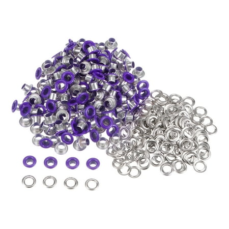 200set Grommets Kit Metal Eyelets 4mm Grommet Tool for Shoes Clothes Belt Bag DIY Project Purple
200set Grommets Kit Metal Eyelets 4mm Grommet Tool for Shoes Clothes Belt Bag DIY Project Purple