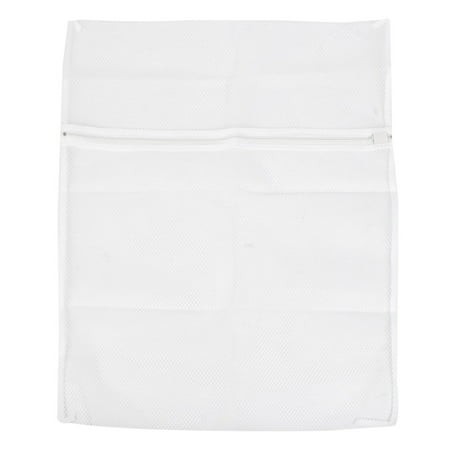 White Nylon Mesh Lingerie Bra Clothes Washing Wash Bag 50cm x 60cm