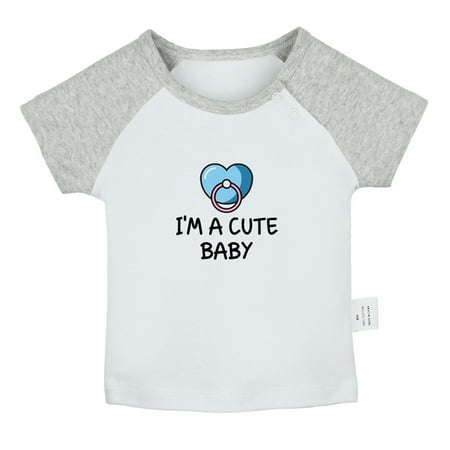 I m A Cute Baby Funny T shirt For Baby Newborn Babies T-shirts Infant Tops 0-24M Kids Graphic Tees Clothing (Short Gray Raglan T-shirt 18-24 Months)
I m A Cute Baby Funny T shirt For Baby Newborn Babies T-shirts Infant Tops 0-24M Kids Graphic Tees Clothing (Short Gray Raglan T-shirt 18-24 Months)