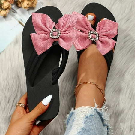 Follure Slippers For Women Ladies Summer Bohemian Flip Flops Open Toe Bow Decoration Sandals Casual Shoes
Follure Slippers For Women Ladies Summer Bohemian Flip Flops Open Toe Bow Decoration Sandals Casual Shoes