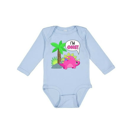 Inktastic I m 1! Cute Dinosaur Birthday Stegosaurus Gift Baby Boy or Baby Girl Long Sleeve Bodysuit
Inktastic I m 1! Cute Dinosaur Birthday Stegosaurus Gift Baby Boy or Baby Girl Long Sleeve Bodysuit