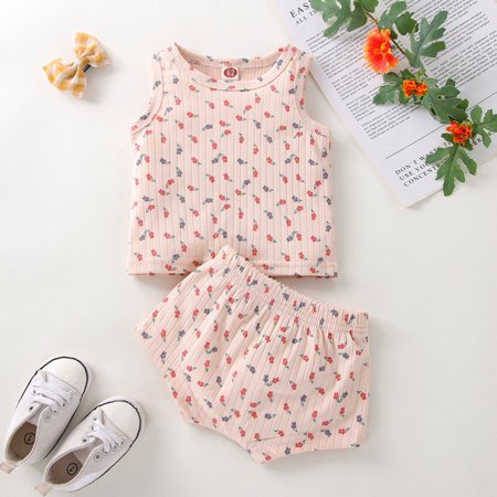 Hunpta Kids Toddler Boy Clothes Sports Casual Floral Ribbed Sleeveless Top Elastic Waist Shorts Set Outfit
Hunpta Kids Toddler Boy Clothes Sports Casual Floral Ribbed Sleeveless Top Elastic Waist Shorts Set Outfit
