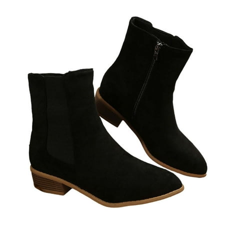 Platform Boots Womens Winter Boots Women s Fall Winter Solid Color Flock Boots Chunky Heel Middle Heel Short Boots Pointed Toe Boots Black
Platform Boots Womens Winter Boots Women s Fall Winter Solid Color Flock Boots Chunky Heel Middle Heel Short Boots Pointed Toe Boots Black