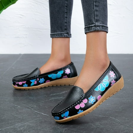 Tangnade Winter Clearance Loafers Printed Casual Flat Comfortable Single Shoes Casual Shoes for Women
Tangnade Winter Clearance Loafers Printed Casual Flat Comfortable Single Shoes Casual Shoes for Women