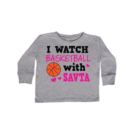 Inktastic I Watch Basketball with Savta Gift Toddler Toddler Girl Long Sleeve T-Shirt
Inktastic I Watch Basketball with Savta Gift Toddler Toddler Girl Long Sleeve T-Shirt