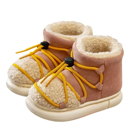 ZMHEGW Childrens Shoes Winter Thick Furry Shoes Flat Heel Casual Home Cotton Slippers Snow Boots
ZMHEGW Childrens Shoes Winter Thick Furry Shoes Flat Heel Casual Home Cotton Slippers Snow Boots