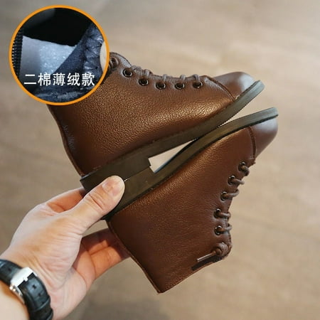 Girls Boots New Winter Single Boots fleece-lined Spring and Autumn Children‘s Shoes Boots Western Style Cotton Shoes Trendy Single Boots
Girls Boots New Winter Single Boots fleece-lined Spring and Autumn Children‘s Shoes Boots Western Style Cotton Shoes Trendy Single Boots