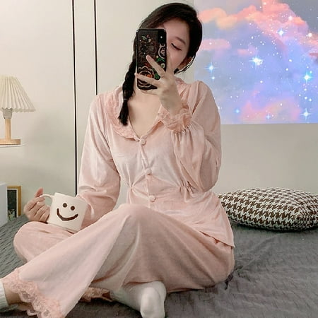 PIKADINGNIS 2 Piece Women Sleepwear Warm Autumn Winter Long Sleeve Gold Velvet Pajamas for Woman Fashion Sleepwear Luxurious Lace Pajama Set
PIKADINGNIS 2 Piece Women Sleepwear Warm Autumn Winter Long Sleeve Gold Velvet Pajamas for Woman Fashion Sleepwear Luxurious Lace Pajama Set
