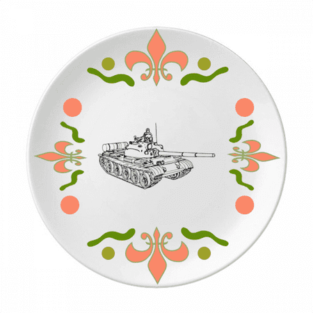 Tanks Epuipment Military Art Deco Fashion Flower Ceramics Plate Tableware Dinner Dish
Tanks Epuipment Military Art Deco Fashion Flower Ceramics Plate Tableware Dinner Dish
