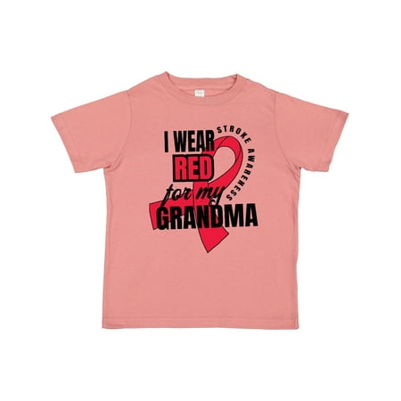 Inktastic I Wear Red for My Grandma Stroke Awareness Gift Toddler Boy or Toddler Girl T-Shirt
Inktastic I Wear Red for My Grandma Stroke Awareness Gift Toddler Boy or Toddler Girl T-Shirt