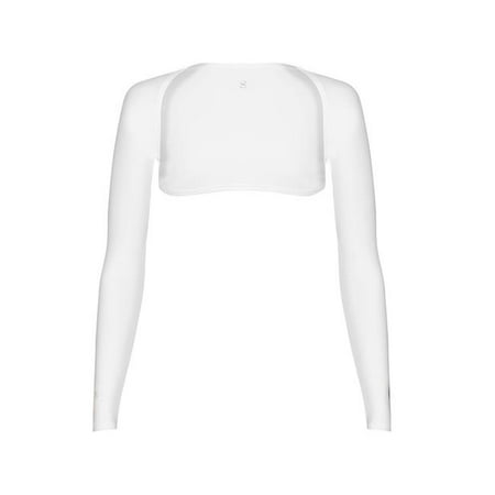 SParms SP-SHAW-PL-WHT-XL Plain Logo Shawls White - Extra Large