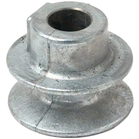 Chicago Die Casting 1-1-2 In. x 1-2 In. Single Groove Pulley 150A5 150A5 343774