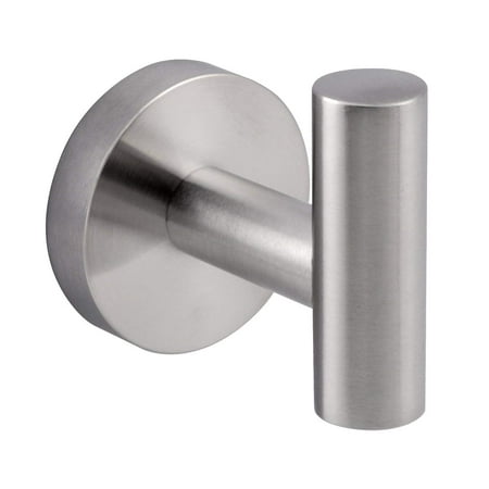 FUNNYFAIRYE Modern 304 Stainless Steel Single Prong Round Wall Robe Hook Brushed Nickel 1-Pack
FUNNYFAIRYE Modern 304 Stainless Steel Single Prong Round Wall Robe Hook Brushed Nickel 1-Pack