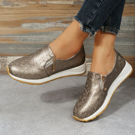 Zedker Womens Walking Sneakers Platform Sneakers For Women Dressy Fall Winter Zipper Women S Sports Shoes Flat Bottom Round Toe Foreign Trade Platform Women S Shoes
Zedker Womens Walking Sneakers Platform Sneakers For Women Dressy Fall Winter Zipper Women S Sports Shoes Flat Bottom Round Toe Foreign Trade Platform Women S Shoes