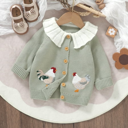 Toddler Girls Sweaters Autumn And Winter Cute Long Sleeve Warm Jacket Cotton Knit Cardigan Button Down Coat Outwear
Toddler Girls Sweaters Autumn And Winter Cute Long Sleeve Warm Jacket Cotton Knit Cardigan Button Down Coat Outwear