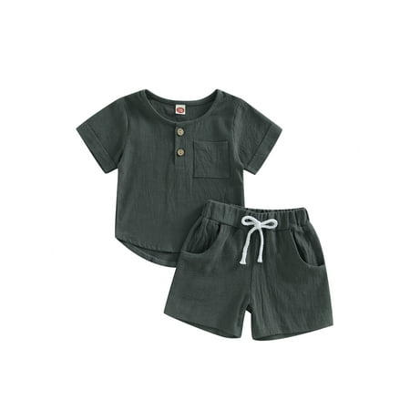 Bagilaanoe 2pcs Toddler Baby Boy Short Pants Set Short Sleeve T-Shirt Tops + Shorts 6M 12M 18M 24M 3T Kids Casual Summer Outfits
Bagilaanoe 2pcs Toddler Baby Boy Short Pants Set Short Sleeve T-Shirt Tops + Shorts 6M 12M 18M 24M 3T Kids Casual Summer Outfits