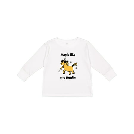 Inktastic Unicorn Magic like Auntie Boys or Girls Long Sleeve Toddler T-Shirt
Inktastic Unicorn Magic like Auntie Boys or Girls Long Sleeve Toddler T-Shirt