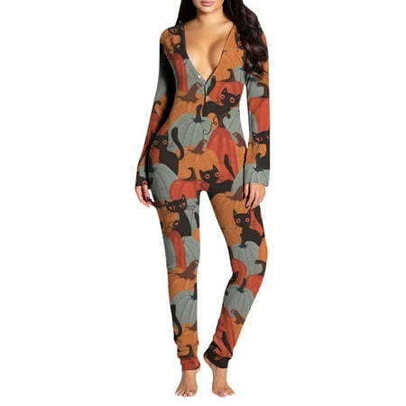 Musuos Womens Butt Flap Pajamas Onesies V Neck Jumpsuit Bodycon Sleepwear Home Wear
Musuos Womens Butt Flap Pajamas Onesies V Neck Jumpsuit Bodycon Sleepwear Home Wear