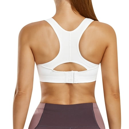 Junlan Racerback Front Adjustable Sports Bras for Women High Impact Wireless Bra Sport Workout Push Up Crop Top(White XL)
Junlan Racerback Front Adjustable Sports Bras for Women High Impact Wireless Bra Sport Workout Push Up Crop Top(White XL)