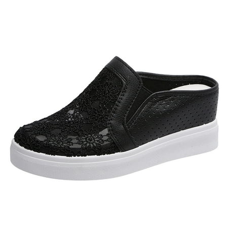 HGWXX7 Casual Women s Non Slip Flowers Mesh Solid Color Slip On Thick Sole Breathable Work Single Shoes Slippers Fall Shoes
HGWXX7 Casual Women s Non Slip Flowers Mesh Solid Color Slip On Thick Sole Breathable Work Single Shoes Slippers Fall Shoes