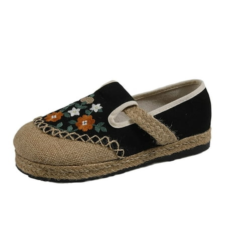 Casual Shoes for Women Fashion Summer And Autumn Women Casual Shoes Flat Embroidery Flowers Round Toe Comfortable Shoes for Women Cloth 39
Casual Shoes for Women Fashion Summer And Autumn Women Casual Shoes Flat Embroidery Flowers Round Toe Comfortable Shoes for Women Cloth 39