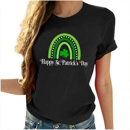 REORIAFEE St Patricks Day Green Shirt Women Scrub Tops Lucky Working Uniforms Holiday Shamrock Short Sleeve V Neck Nursing Tops Fashion Summer Half Sleeve Pullover Solid Color Casual Blouse Black M
REORIAFEE St Patricks Day Green Shirt Women Scrub Tops Lucky Working Uniforms Holiday Shamrock Short Sleeve V Neck Nursing Tops Fashion Summer Half Sleeve Pullover Solid Color Casual Blouse Black M