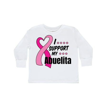 Inktastic Breast Cancer Awareness I Support My Abuelita Pink Ribbon Gift Toddler Boy or Toddler Girl Long Sleeve T-Shirt
Inktastic Breast Cancer Awareness I Support My Abuelita Pink Ribbon Gift Toddler Boy or Toddler Girl Long Sleeve T-Shirt