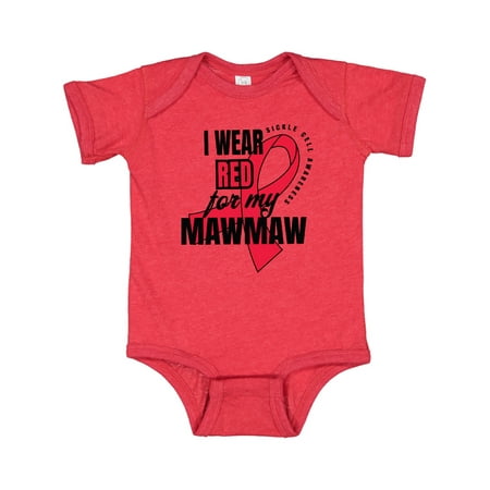 Inktastic Sickle Cell Awareness I Wear Red For My Mawmaw Gift Baby Boy or Baby Girl Bodysuit
Inktastic Sickle Cell Awareness I Wear Red For My Mawmaw Gift Baby Boy or Baby Girl Bodysuit