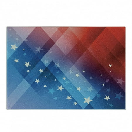 4th of July Cutting Board Independence Day Themed Abstract Diamond Rhombus with Star Liberty Freedom Decorative Tempered Glass Cutting and Serving Board Small Size Red White Blue by Ambesonne
4th of July Cutting Board Independence Day Themed Abstract Diamond Rhombus with Star Liberty Freedom Decorative Tempered Glass Cutting and Serving Board Small Size Red White Blue by Ambesonne